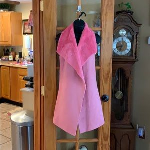 Suede and Faux Fur vest!